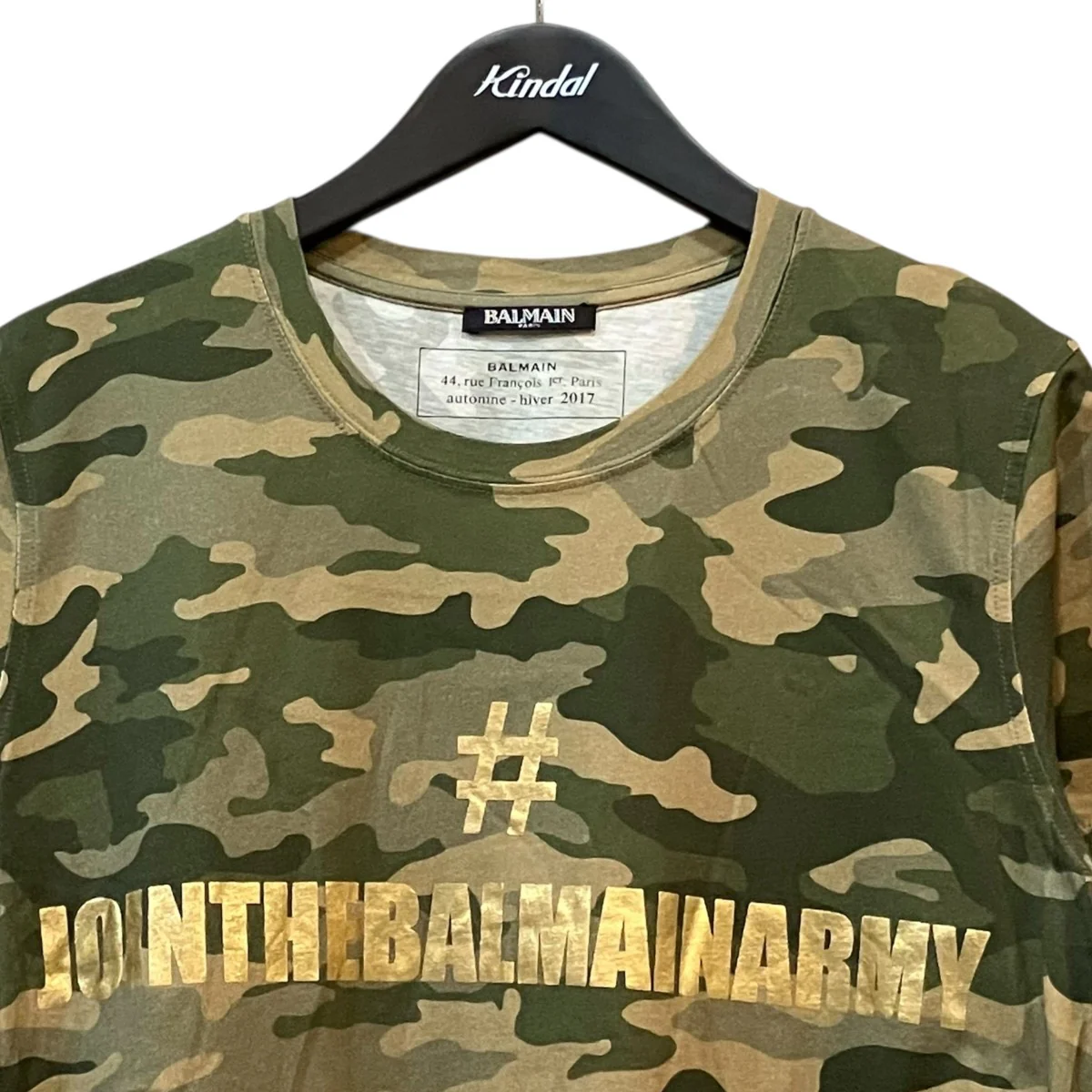 カモフラージュ柄プリントTシャツW7H8601I042M - Image 3