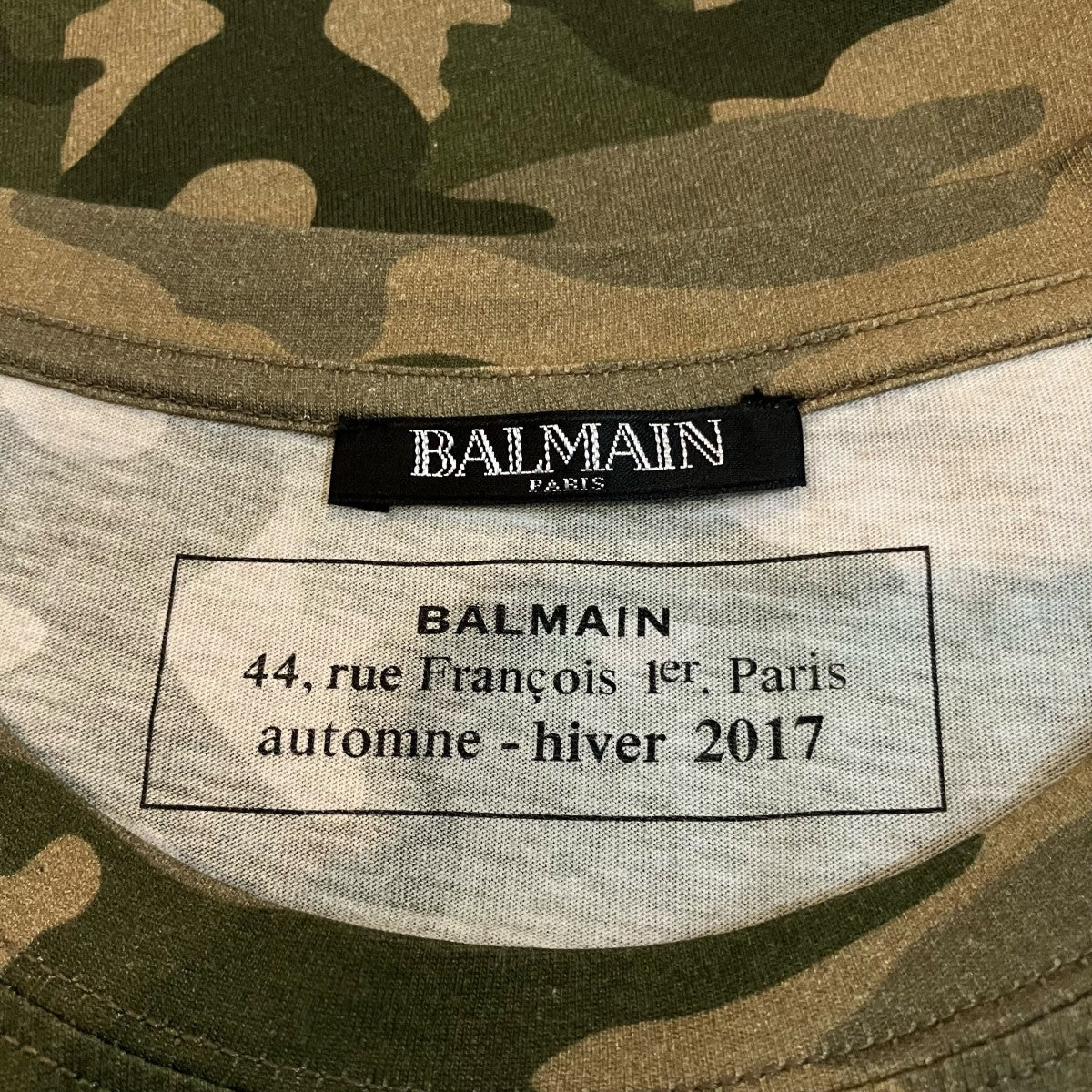 カモフラージュ柄プリントTシャツW7H8601I042M - Image 5