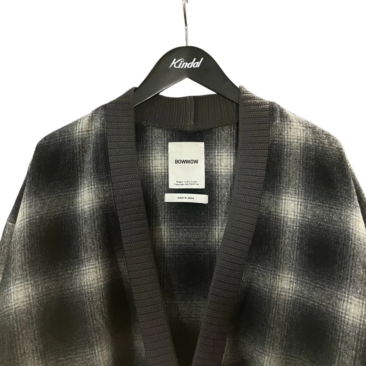 チェックカーディガン - Image 3