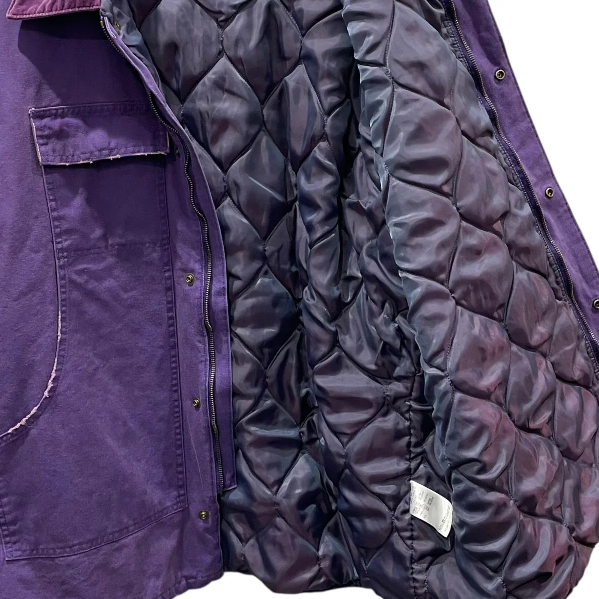 24AW 加工カバーオール Lumberjack Coat - 11oz Cotton Oxford ランバージャックコート 11オンス コットン オックスフォード PU192 - Image 4