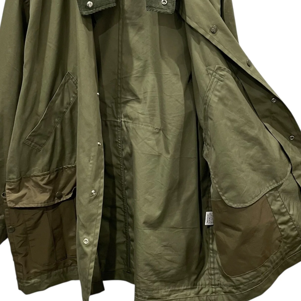 24AW オーバーシルエットハーフコート Botanical Scout Tube Coat ボタニカルスカウトチューブコート SF-242154 - Image 4