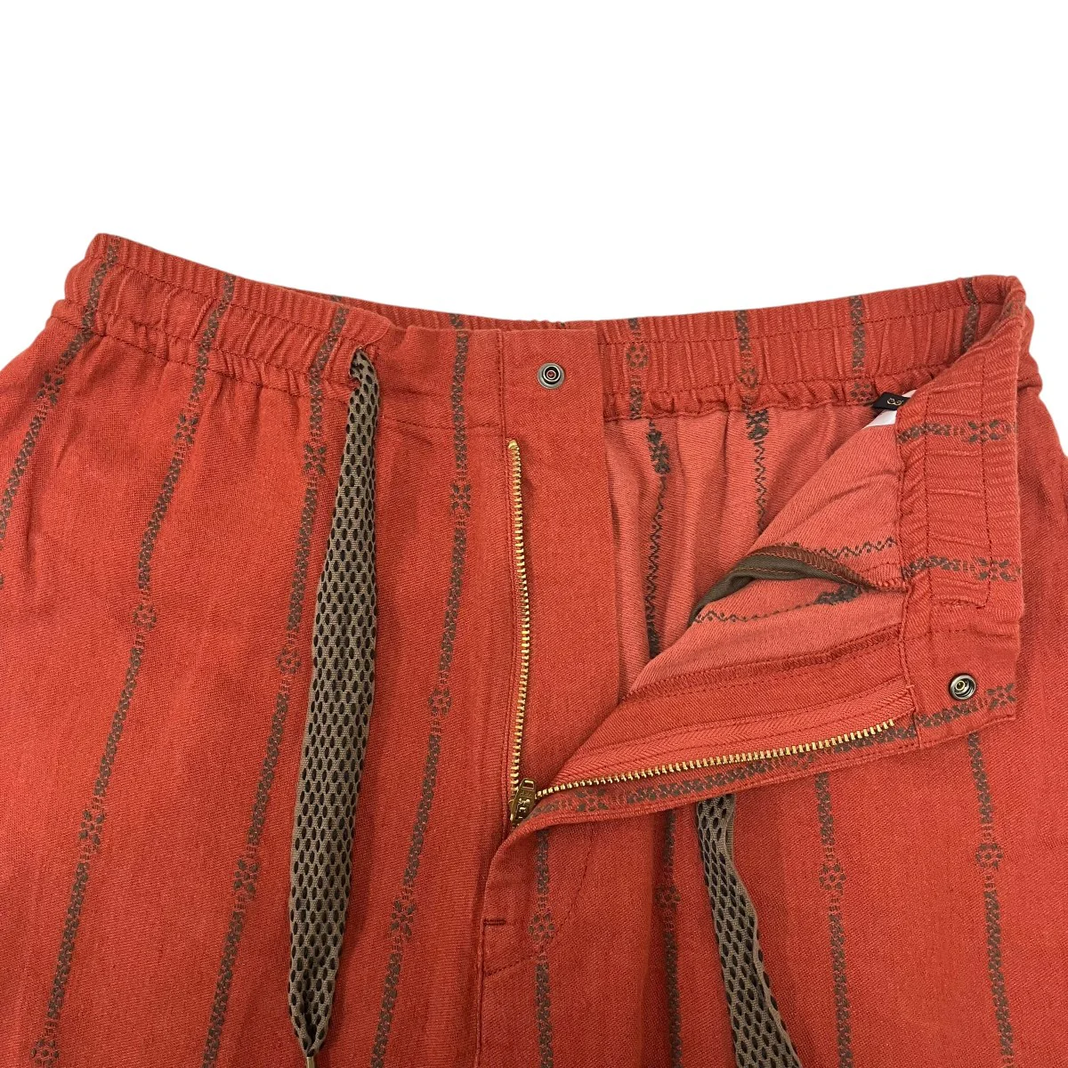 麻シャムストライプイージーパンツ リネンパンツ - Image 5