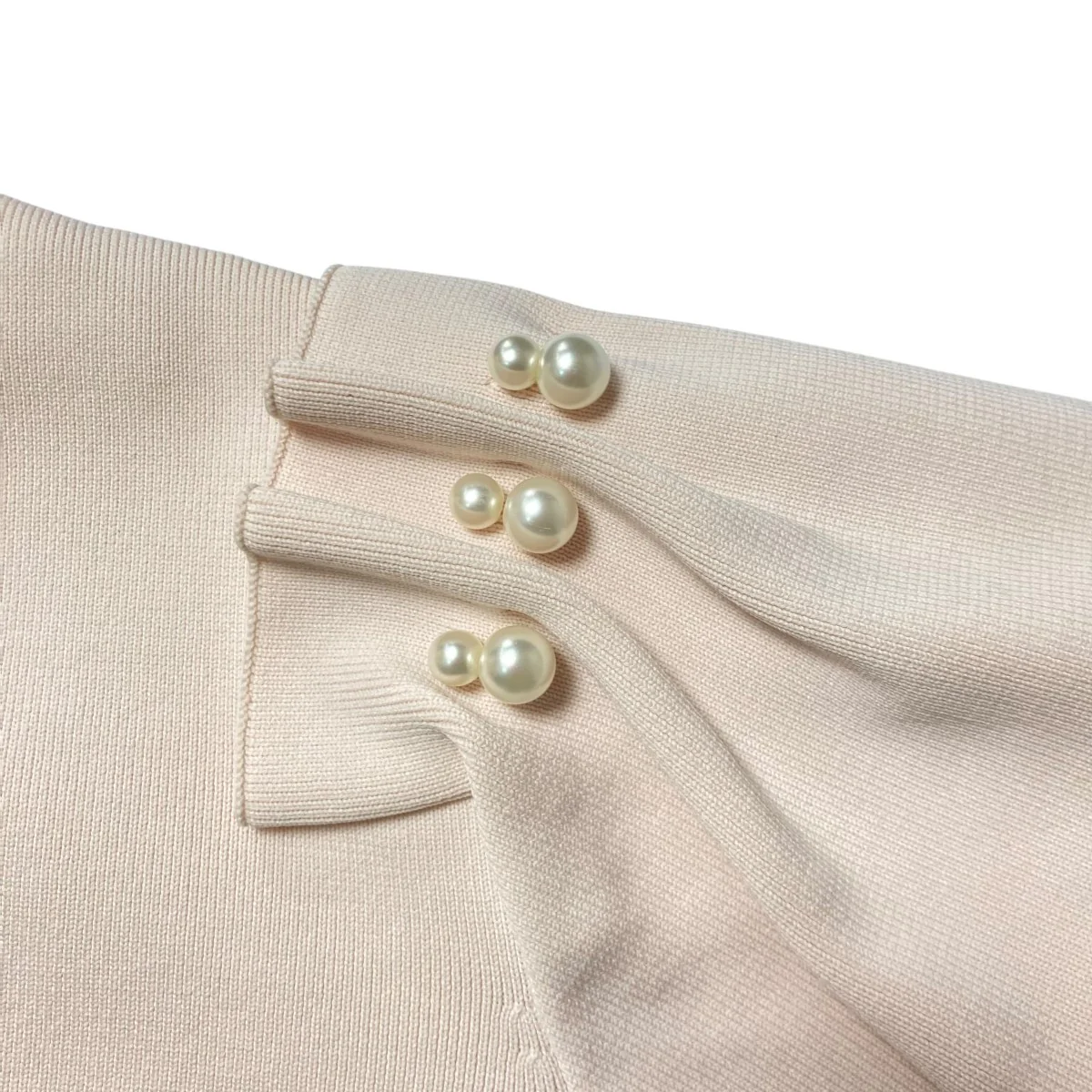 パール付きニットブルゾンCWNJ224039 - Image 6