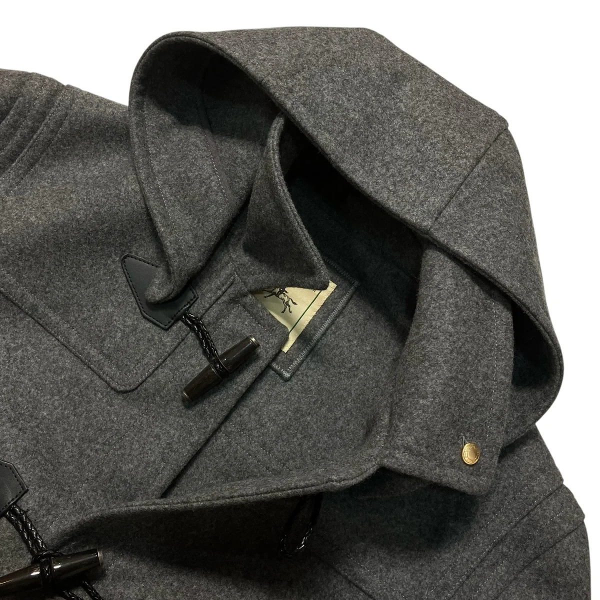 ウールメルトンダッフルコートダッフルコート - Image 3