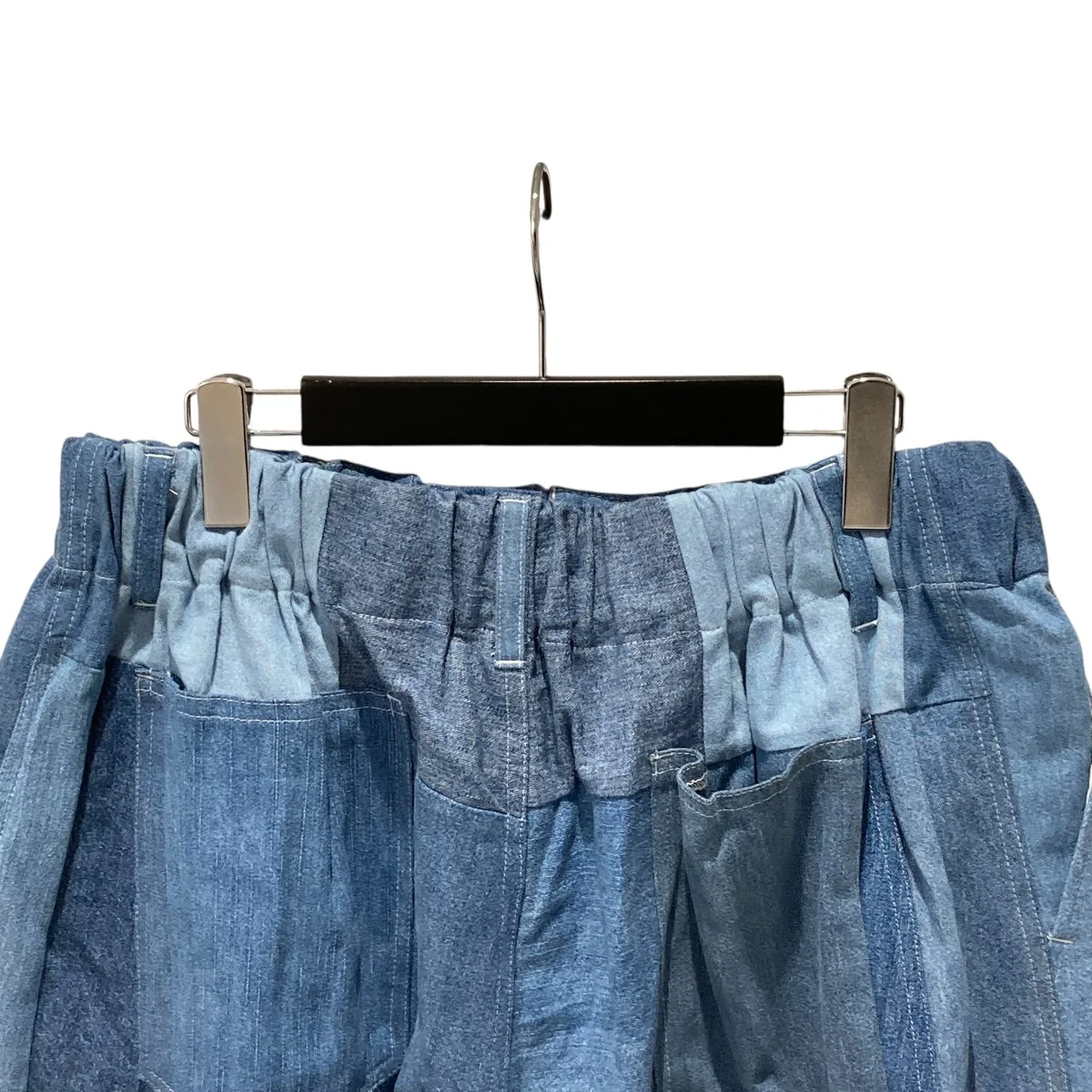 circular pants パッチワークワイドデニムパンツ - Image 5