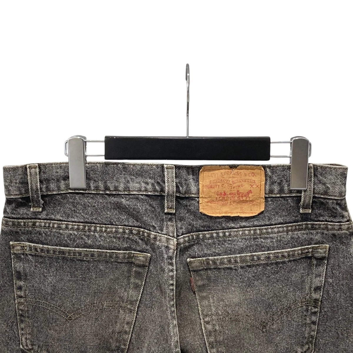 90s 先染め USA製デニムパンツ505-4858 - Image 5