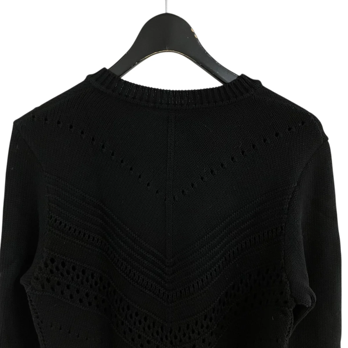 クルーネックニット シェブロンセーター - Image 4