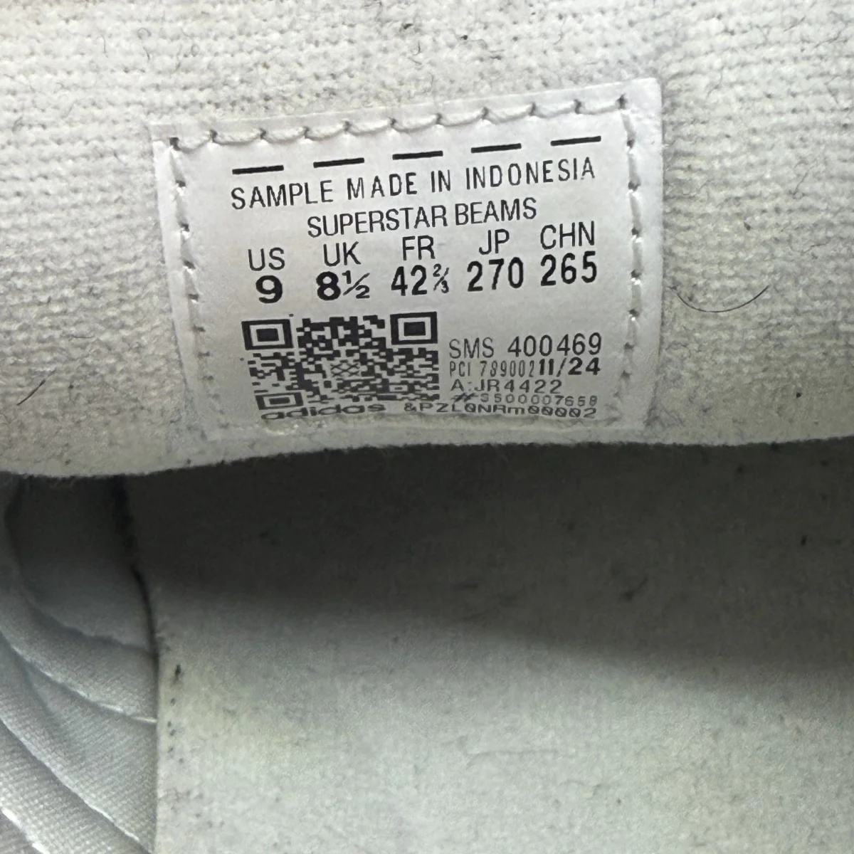 25SS/別注SUPERSTAR IIスーパースター2 スニーカーJR4422 - Image 10