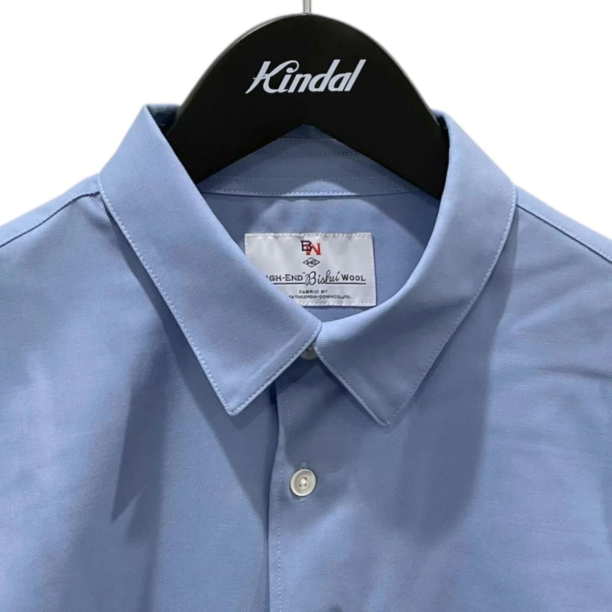 長袖シャツ MB High-End Bishu Wool Shirt ハイエンド尾州ウールシャツ HBW014 - Image 3