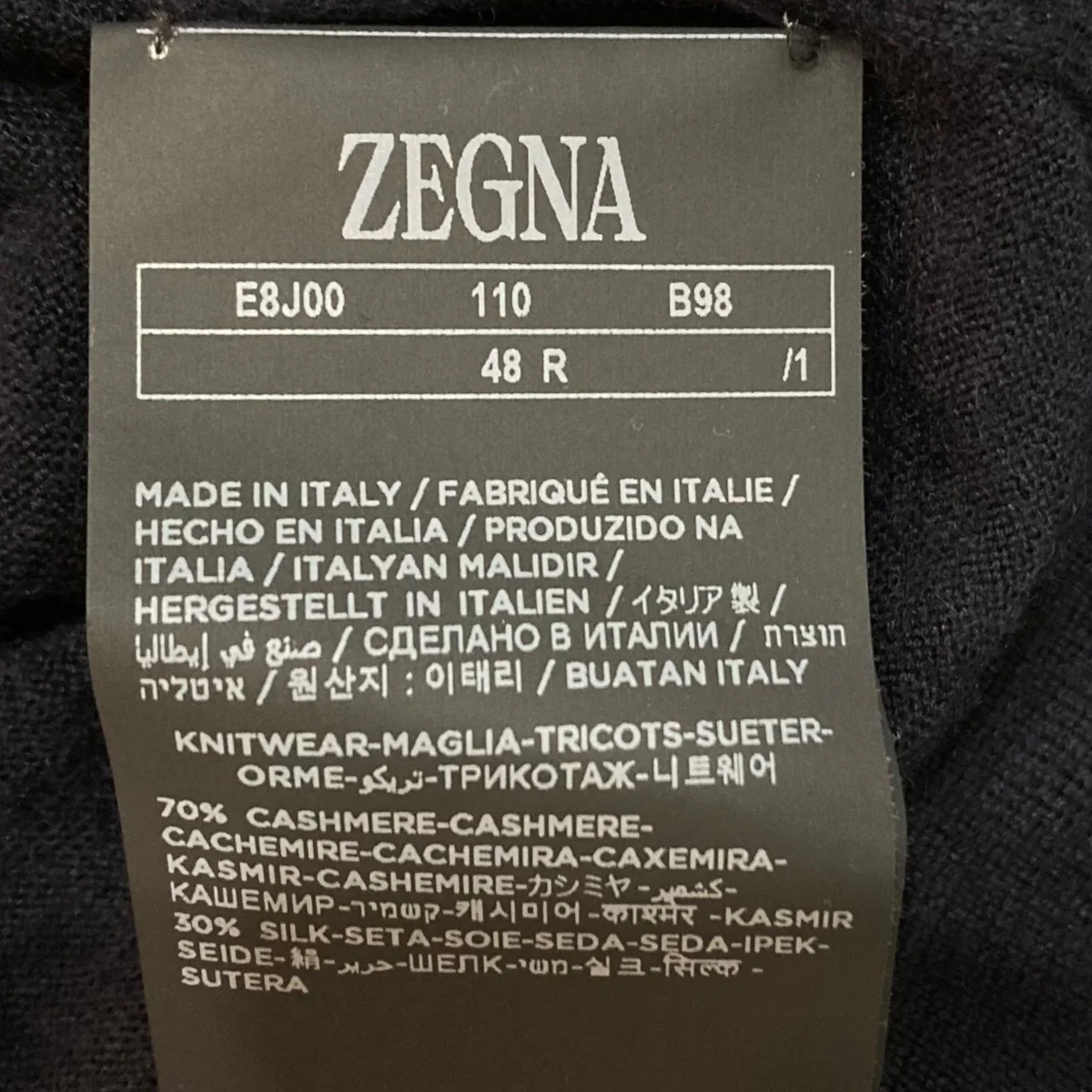 CashsetaカシミヤニットセーターE8J00 - Image 5