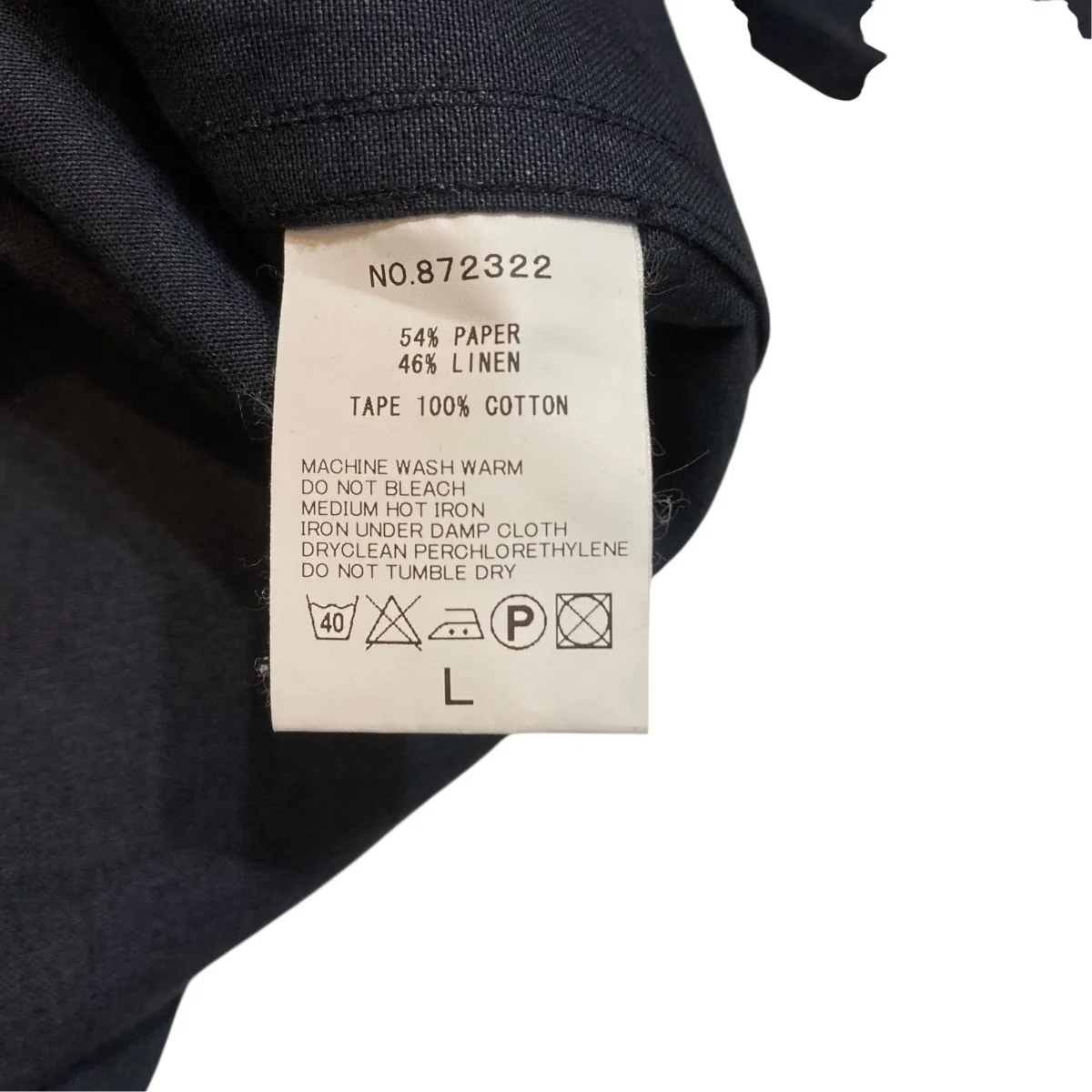 No Collar French China Jacketノーカラーチャイナジャケット872322 - Image 6