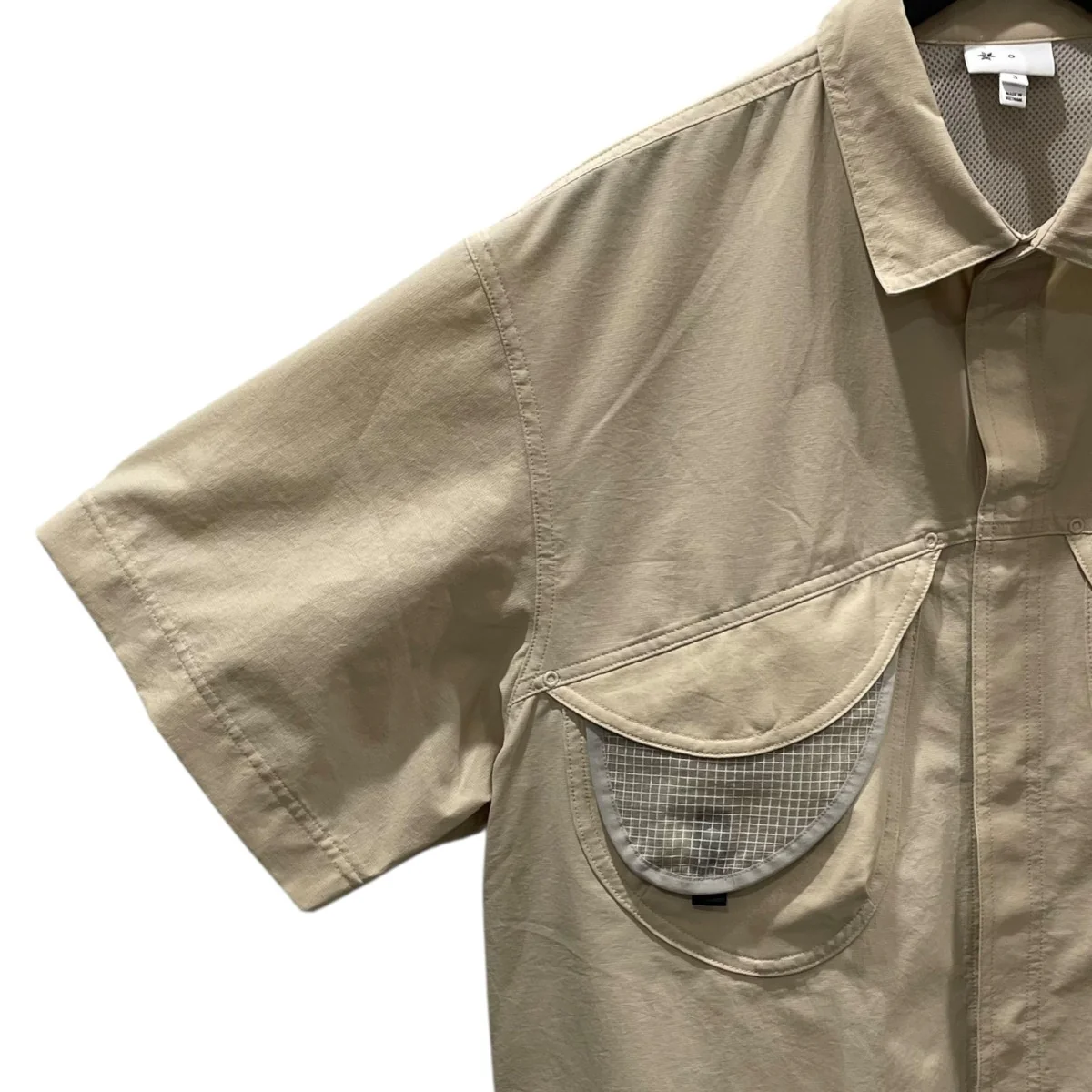 25SS 半袖シャツ S／S Asymmetric Camp Shirt ショートスリーブ アシンメトリック キャンプシャツ GZ55103 - Image 4