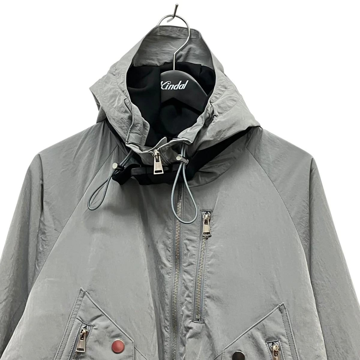 24SSメタリックナイロンジャケットO009005JKT CHANNEL JACKET - Image 4