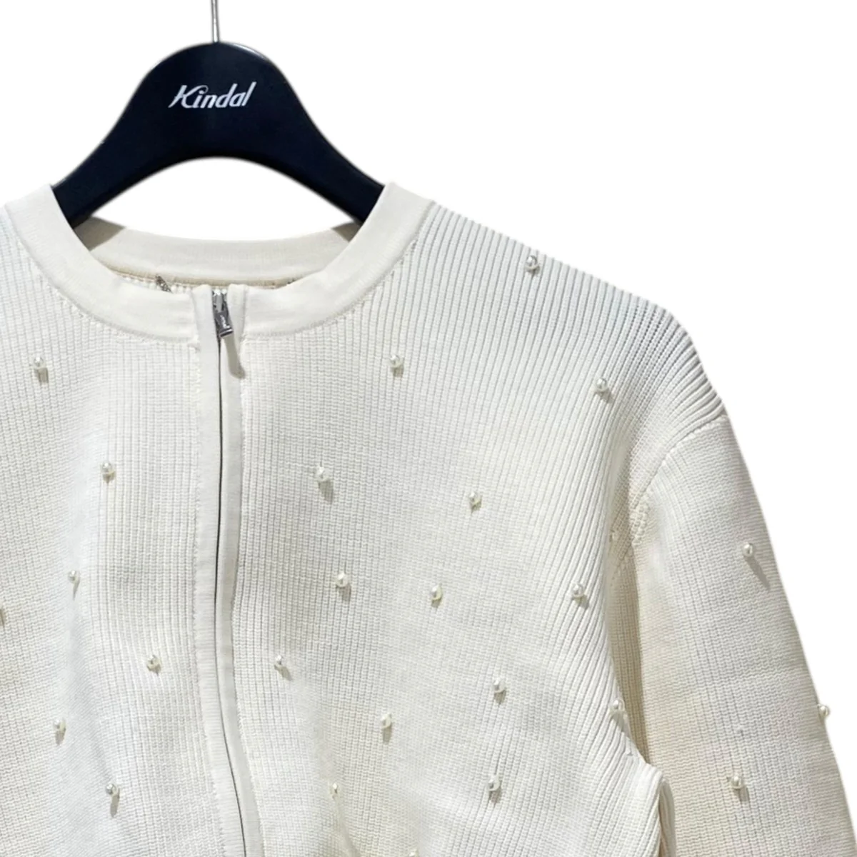 パールニットブルゾンCWNJ225066 - Image 3