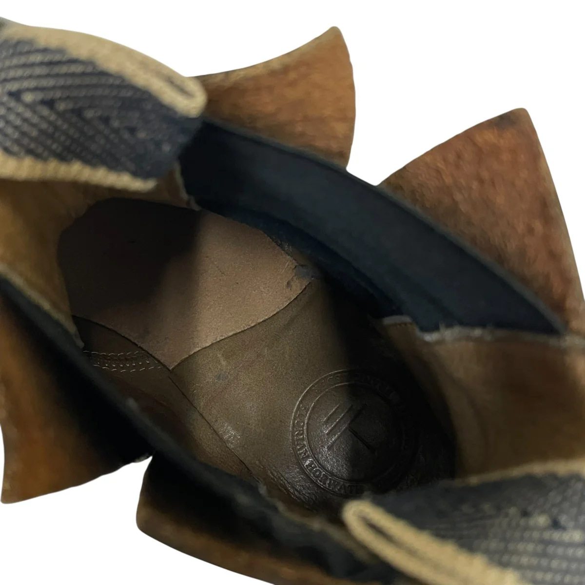 MILITAIR BLACK Smoothサイドゴアブーツ - Image 5